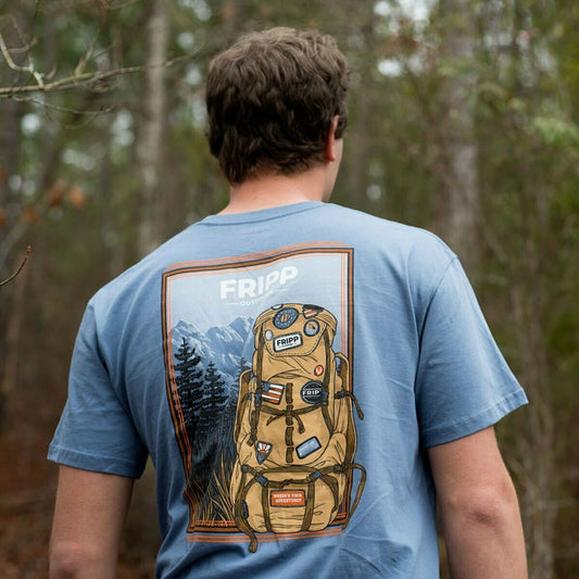 Backpack (Men's Short Sleeve T-Shirt) by FRIPP Outdoors
