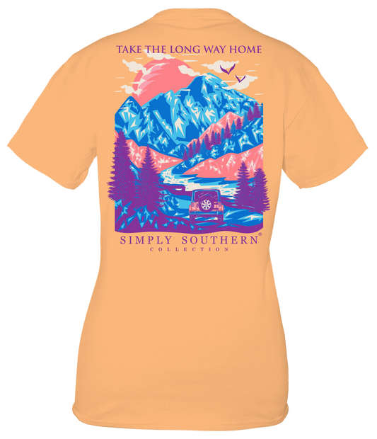 Long Way Home (Short Sleeve T-Shirt) by Simply Southern