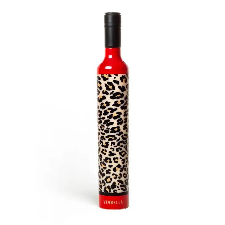 Leopard Print Bottle Umbrella - by Vinrella