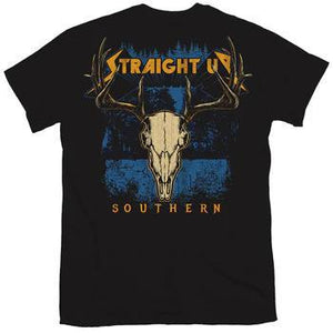 Metal Skull (Men's Short Sleeve T-Shirt) by Straight Up Southern