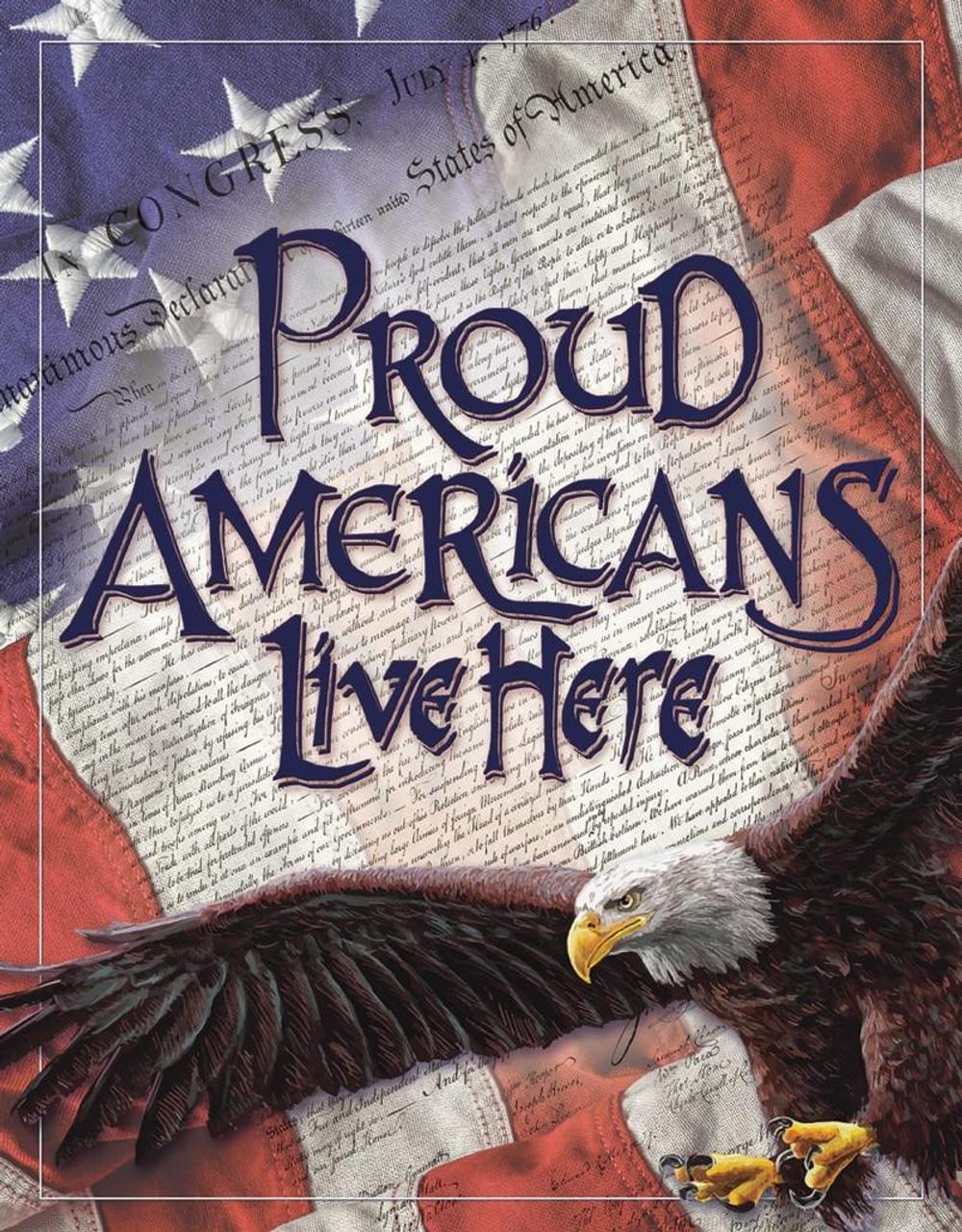 Proud Americans - Vintage-style Tin Sign
