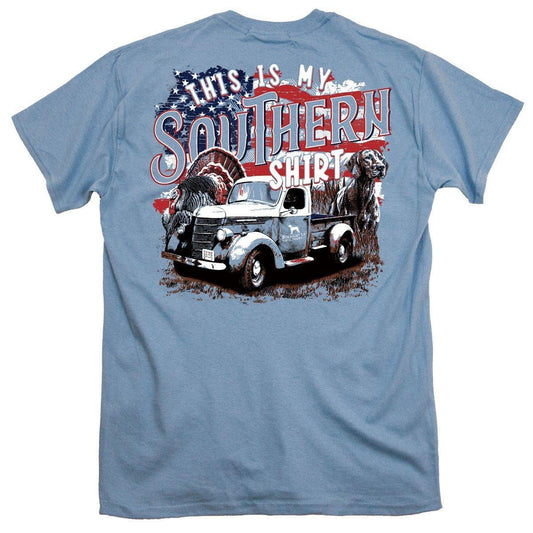This is My Southern Shirt (Men's Short Sleeve T-Shirt) by Straight Up Southern