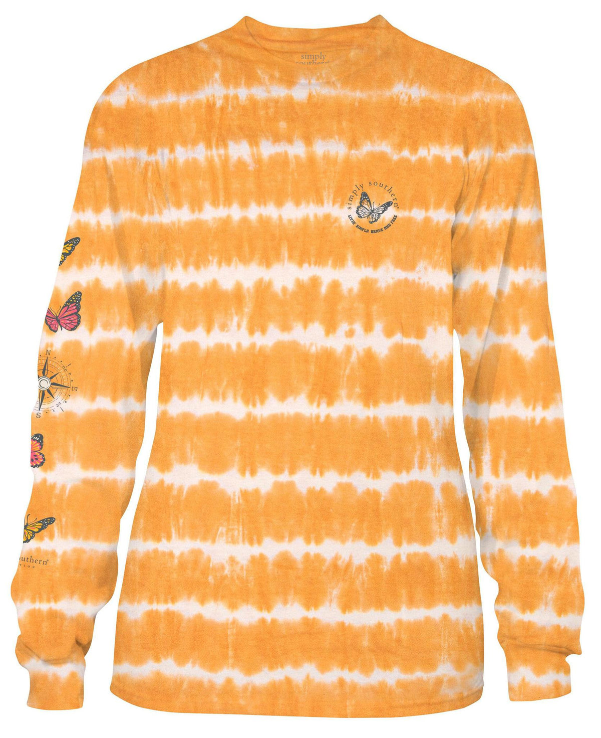 Let Fear Compass (Long Sleeve T-Shirt) by Simply Southern