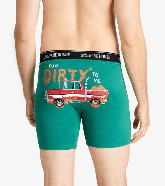 Talk Dirty to Me Boxer Briefs - by Little Blue House - www.HereTodayGoneTomorrow.store