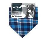 Blue Plaid Bandana (Small), by TALL TAILS® - www.HereTodayGoneTomorrow.store