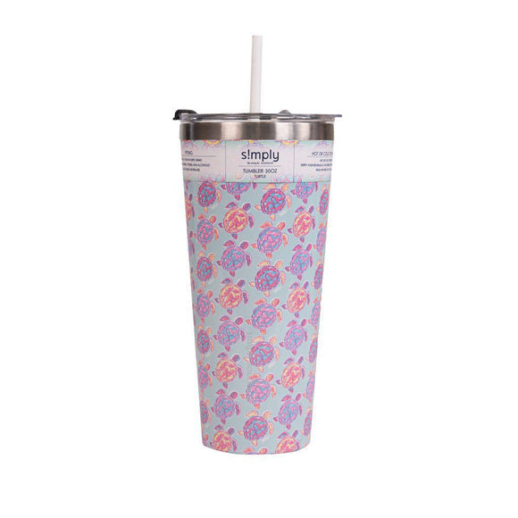 Green Turtle - Tumbler 30oz - by Simply Southern