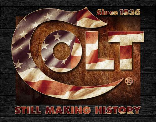 Colt Flag - Vintage-style Tin Sign