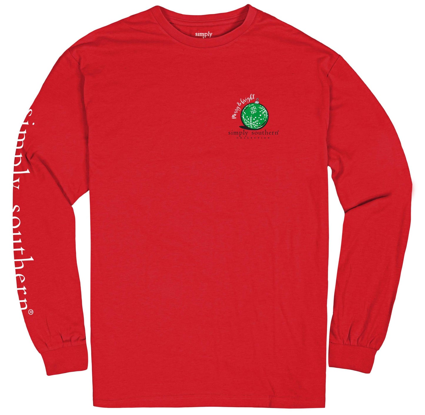 Merry List (Youth Long Sleeve T-Shirt) by Simply Southern