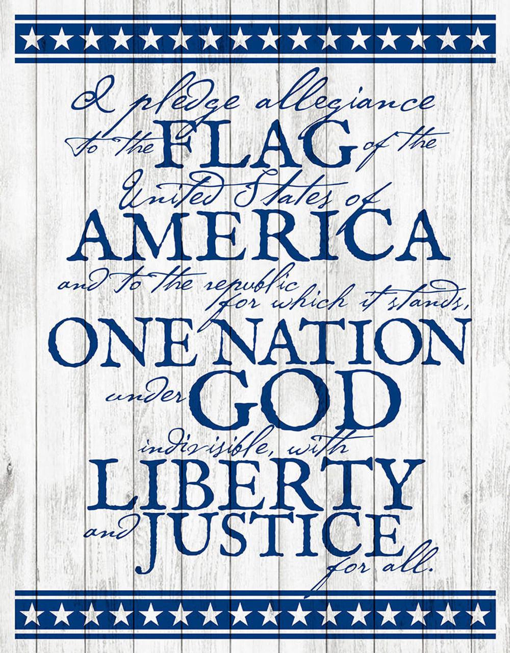 Allegiance - Vintage-style Tin Sign