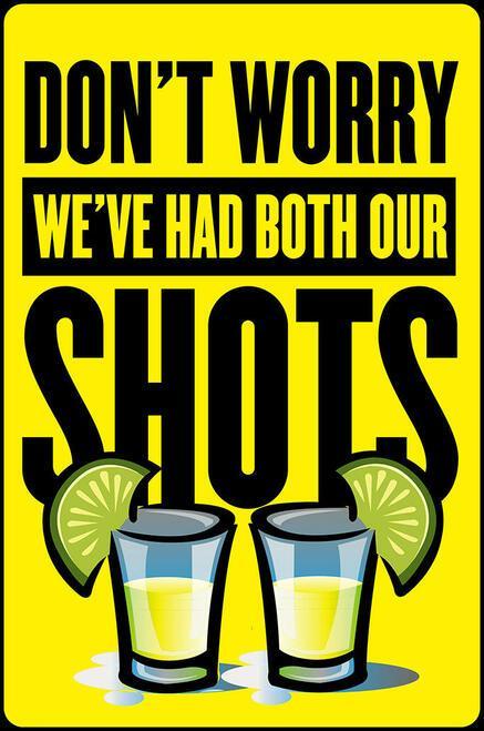 Shots - Vintage-style Tin Sign