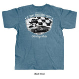 Richard Petty Checkered Flag (Men's Short Sleeve T-Shirt) by Old Guys Rule
