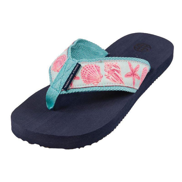 Shell - Women's Woven Flipflops - by Simply Southern