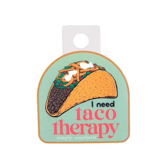 Decal Sticker - Taco Therapy - by Simply Southern