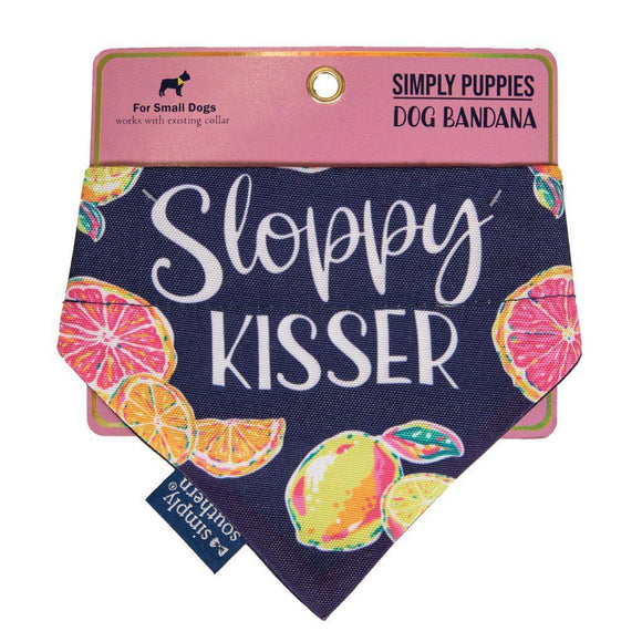 SIMPLY PUPPIES BANDANA - Sloppy Kisses - by Simply Southern