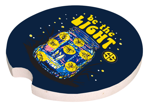 Car Coaster - Be the Light - by Simply Southern