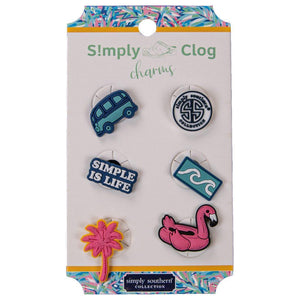 Simply Clog Shoe Charm - Waves - by Simply Southern