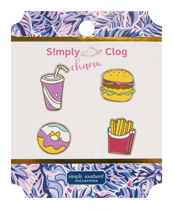 Simply Clog Metal Shoe Charm - Food - by Simply Southern