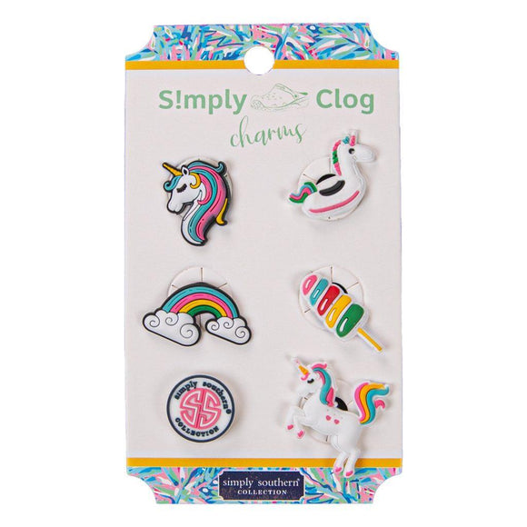 Simply Clog Shoe Charm - Unicorn - by Simply Southern