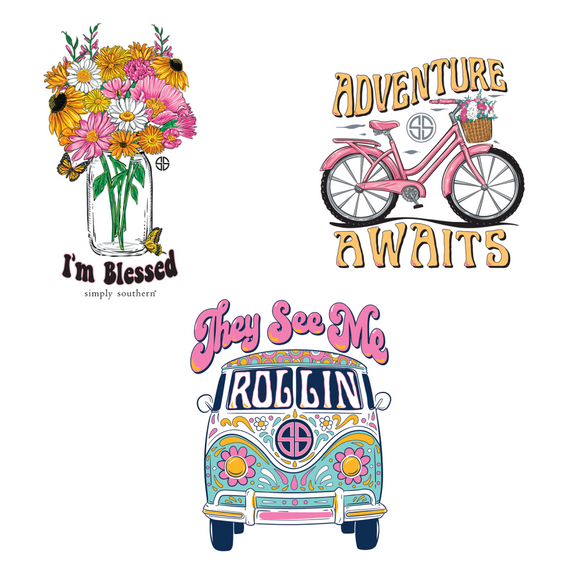 Sticker Set - Adventure - by Simply Southern