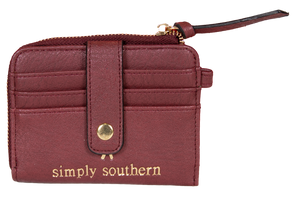 Vegan Leather Keyid - Maroon - by Simply Southern Buy at Here Today Gone Tomorrow! (Rome, GA)