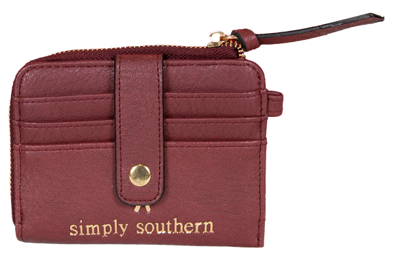 Vegan Leather Keyid - Maroon - by Simply Southern Buy at Here Today Gone Tomorrow! (Rome, GA)