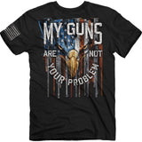 My Guns are Not Your Problem (Men's Short Sleeve T-Shirt) by Buckwear