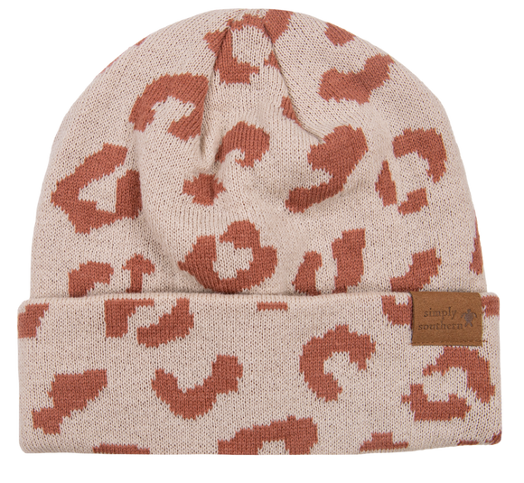 Simply Beanie - Cream Leo - by Simply Southern