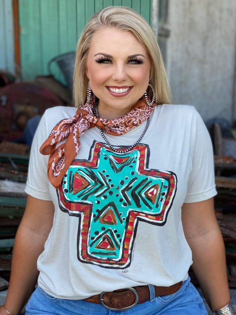 Aztec Cross (T-Shirts) by Texas True Threads