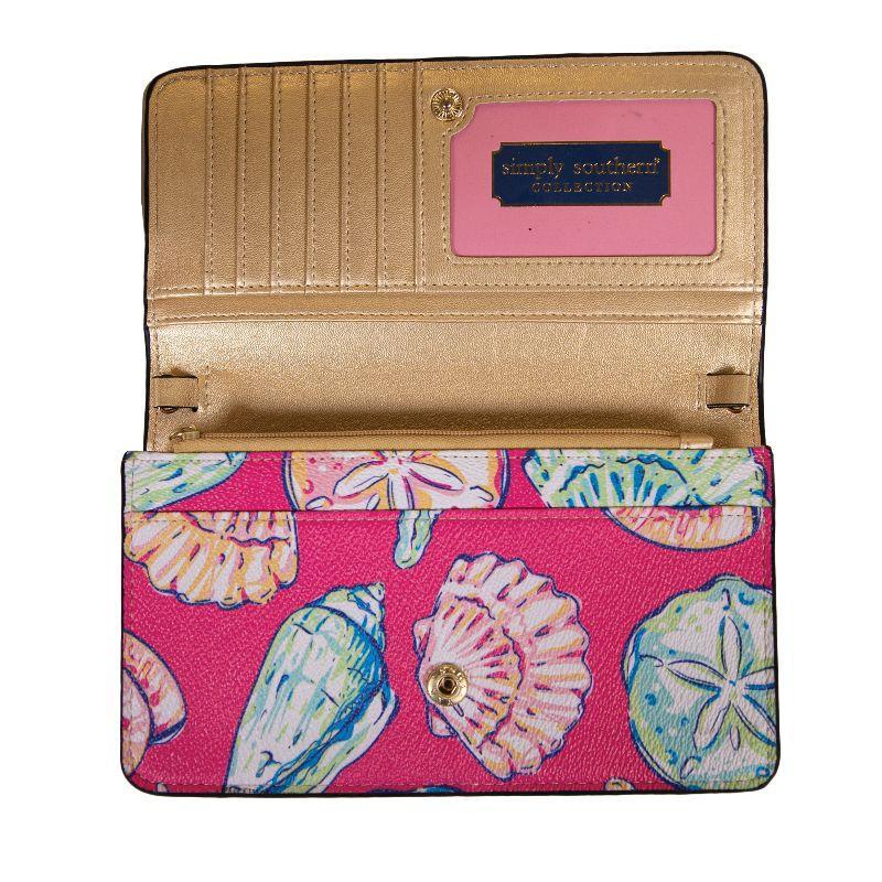 Vegan Leather Phone Clutch - Shell - by Simply Southern