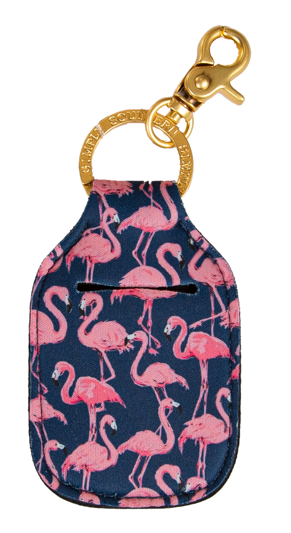 Keychain Sanitizer - Flamingo - by Simply Southern Buy at Here Today Gone Tomorrow! (Rome, GA)