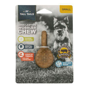 Bacon Scented Wobbler Chew 4" Small, by TALL TAILS®
