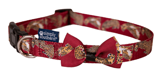 Dog Collar - Cheetah - by Simply Southern - www.HereTodayGoneTomorrow.store