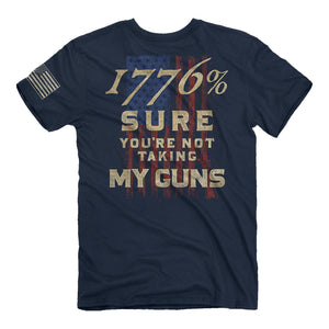 1776 My Guns (Men's Short Sleeve T-Shirt) by Buckwear
