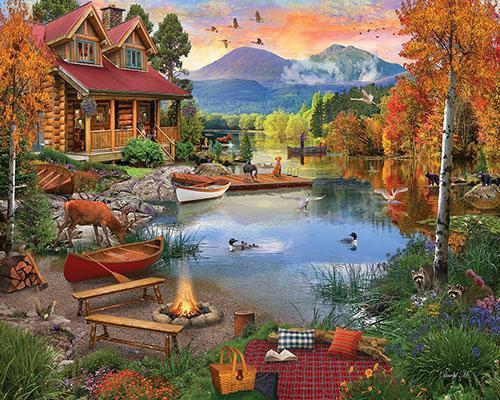 Paradise Lake Puzzle -1000pc - by White Mountain