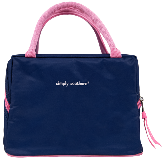 Navy/Pink - Lunchbag by Simply Southern