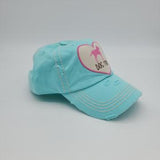 Dog Mom Heart Hat (Baseball Cap)