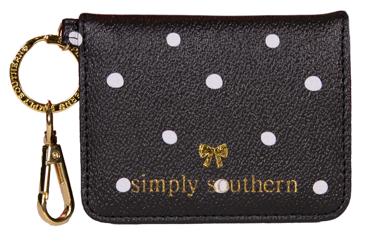 Vegan Leather Butterfly Wallet - Dots - by Simply Southern Buy at Here Today Gone Tomorrow! (Rome, GA)