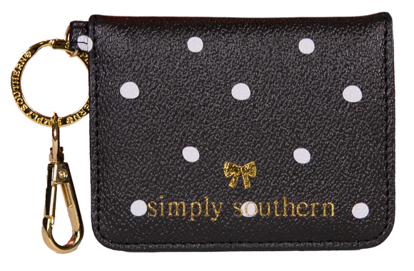 Vegan Leather Butterfly Wallet - Dots - by Simply Southern Buy at Here Today Gone Tomorrow! (Rome, GA)