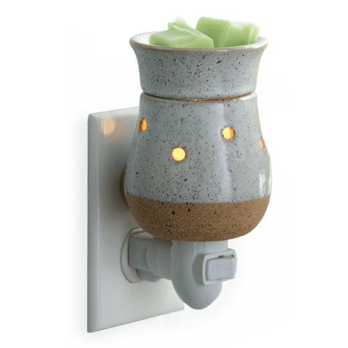 Rustic White Pluggable Warmer - by Candle Warmer Etc. - www.HereTodayGoneTomorrow.store