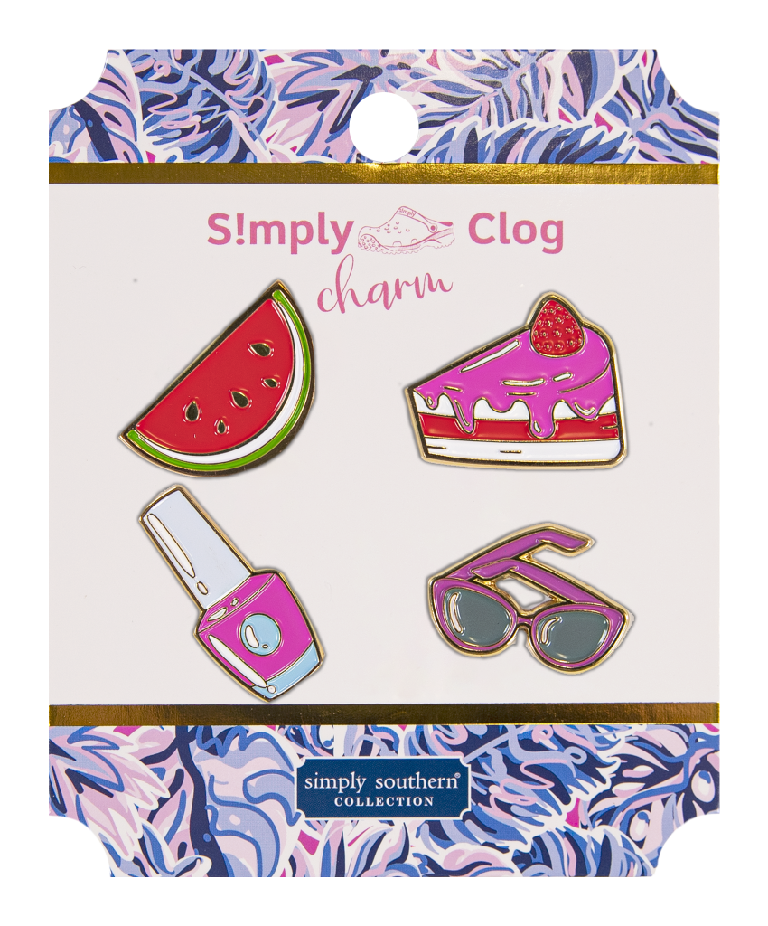 Simply Clog Metal Shoe Charm - Watermelon - by Simply Southern