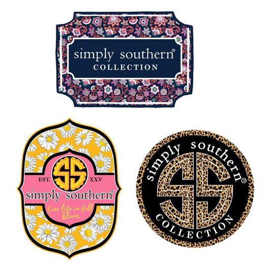 3 Pack Sticker Set - Logo - by Simply Southern