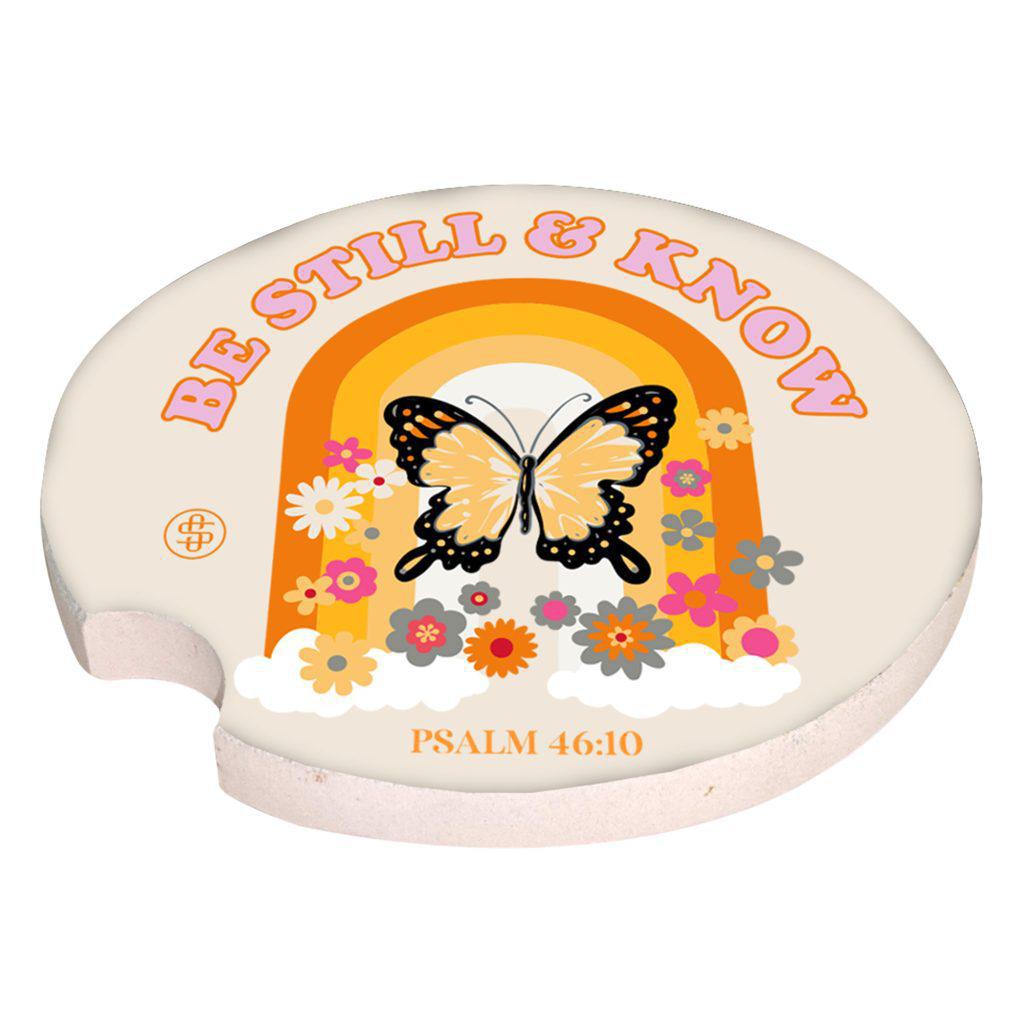 Car Coaster - Be Still - by Simply Southern