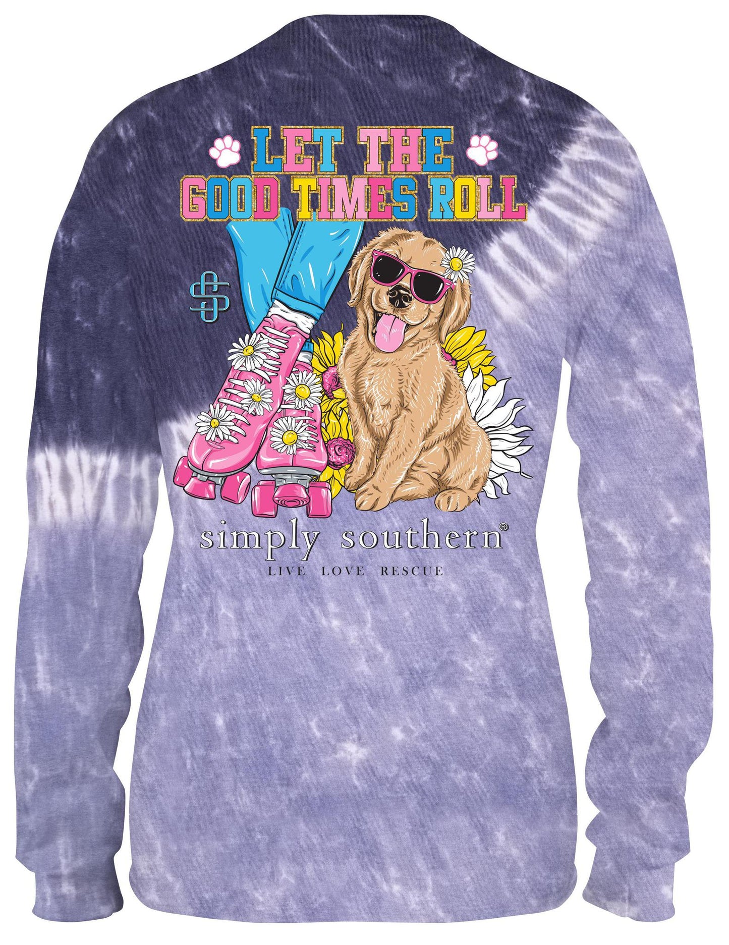 Let the Good Times Roll (Long Sleeve T-Shirt) by Simply Southern