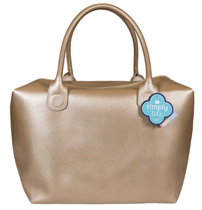 Eva Tote Large Insert - Gold - by Simply Southern Buy at Here Today Gone Tomorrow! (Rome, GA)