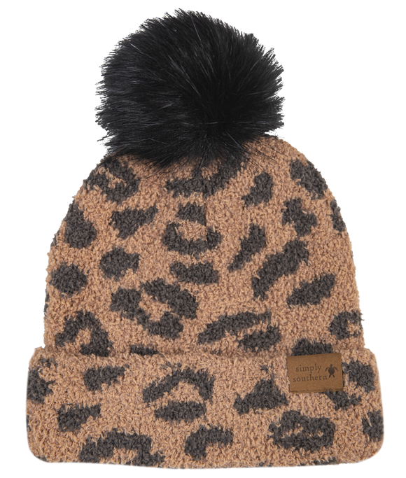 Fuzzy Beanie - Leo Brown - by Simply Southern