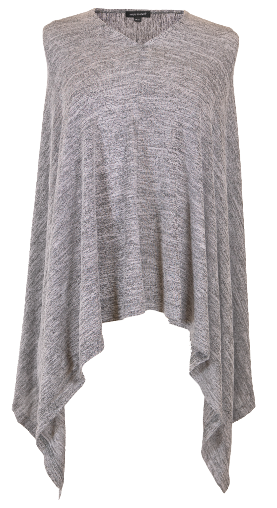 Knit Poncho - Heather Gray - by Simply Southern Buy at Here Today Gone Tomorrow! (Rome, GA)