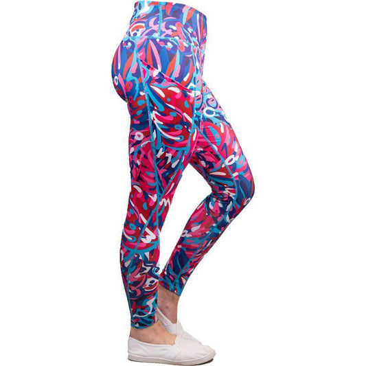 Sport Leggings - Rainforest - by Simply Southern