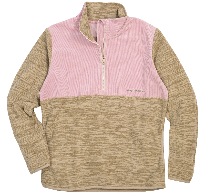 Simply Corduroy Pullover - Khaki - by Simply Southern