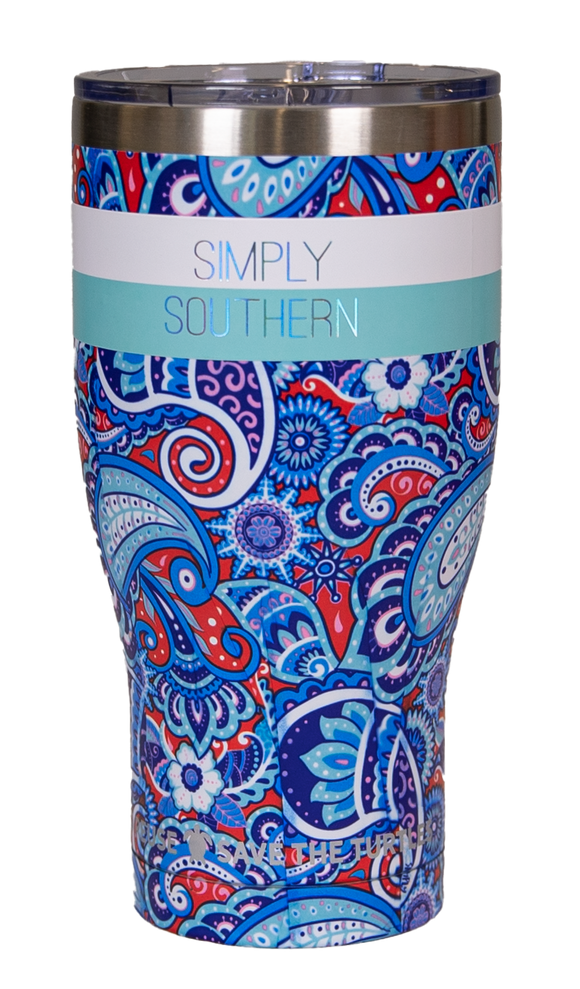 Paisley - Tumbler 30oz - by Simply Southern Buy at Here Today Gone Tomorrow! (Rome, GA)