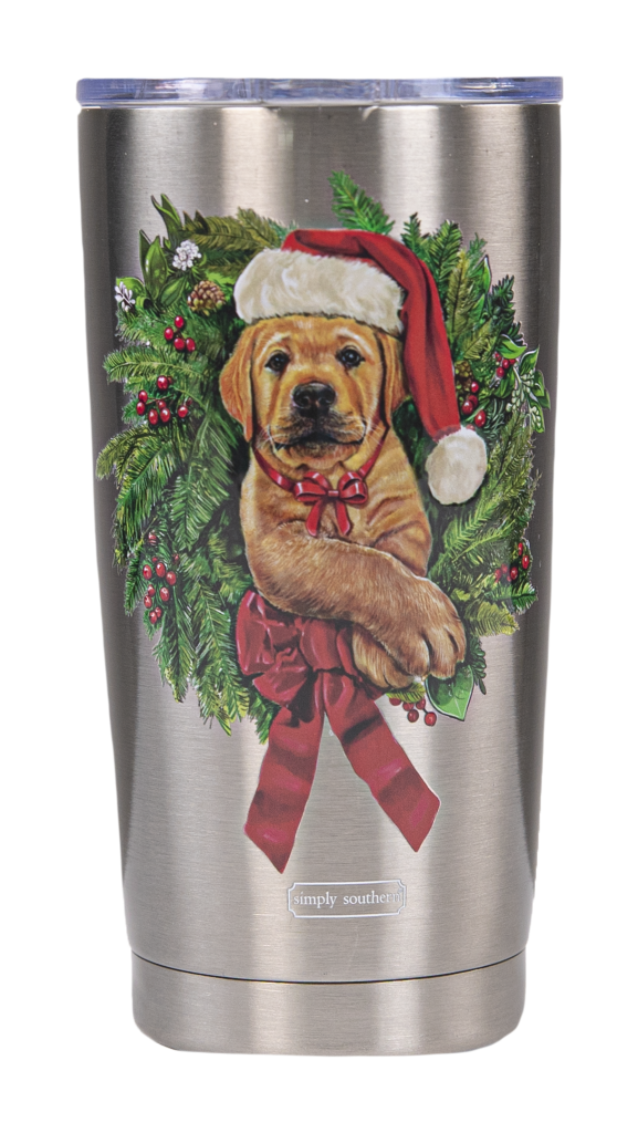 Christmas Pup - 20oz Tumbler - by Simply Southern
